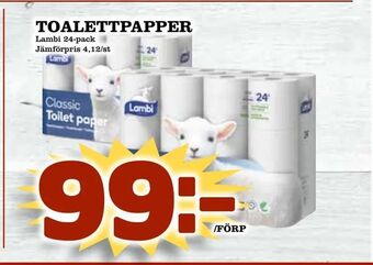 Din Mat Toalettpapper erbjuda