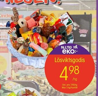 EKO Lösviktsgodis erbjuda