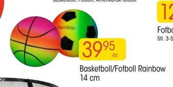 EKO Basketboll/Fotboll Rainbow erbjuda