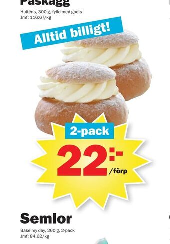 Pekås Semlor erbjuda