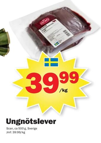 Pekås Ungnötslever erbjuda