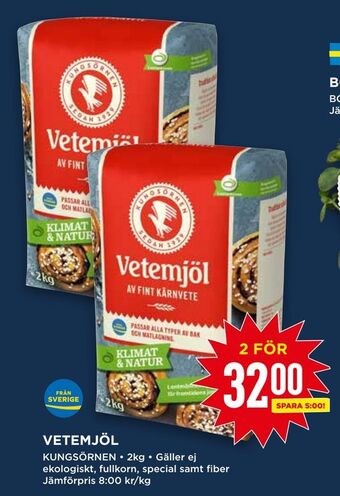 Willys Vetemjöl erbjuda