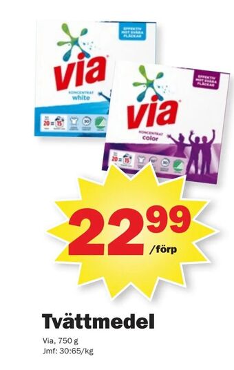 Pekås Tvättmedel erbjuda