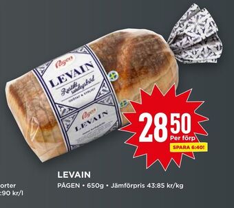 Willys Levain erbjuda