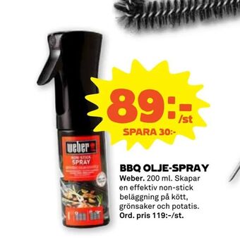 Stora Coop Bbq olje-spray erbjuda