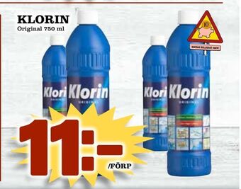 Matdax Klorin erbjuda