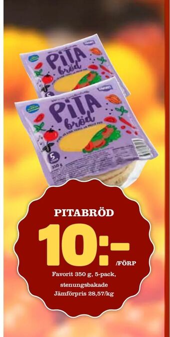 Matdax Pitabröd erbjuda