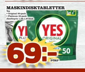 Matdax Maskindisktabletter erbjuda