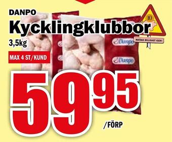 Matdax Kycklingklubbor erbjuda