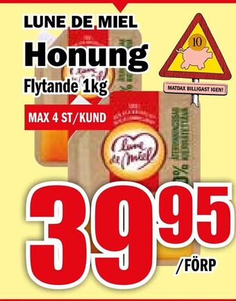 Matdax Honung erbjuda