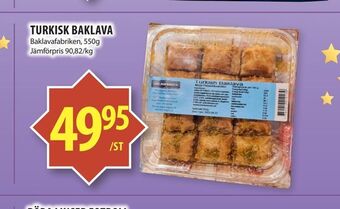 Matvärlden Tensta Turkisk baklava erbjuda