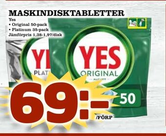 Matvärlden Tensta Maskindisktabletter erbjuda