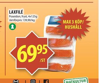 Matvärlden Tensta Laxfilé erbjuda