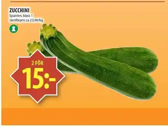 Matvärlden Tensta Zucchini erbjuda