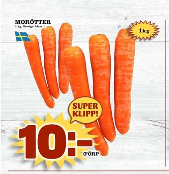 Nya Pulsen Morötter erbjuda