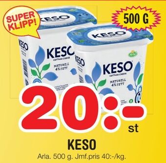 Nya Pulsen Keso erbjuda