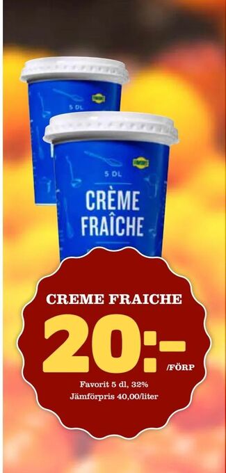 Nya Pulsen Creme fraiche erbjuda