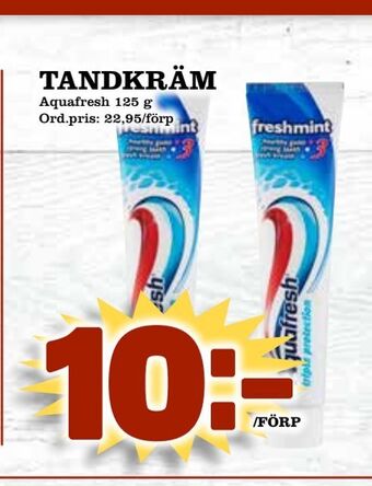 Supergrossen Tandkräm erbjuda