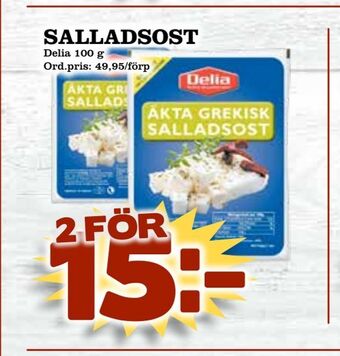 Supergrossen Salladsost erbjuda