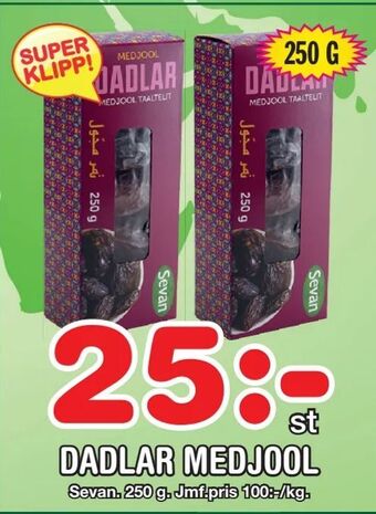 Nya Pulsen Dadlar medjool erbjuda