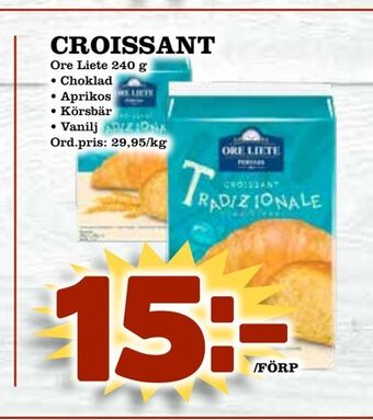 Supergrossen Croissant erbjuda