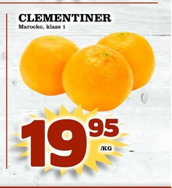 Supergrossen Clementiner erbjuda