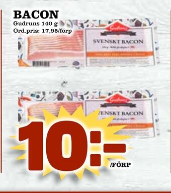 Supergrossen Bacon erbjuda