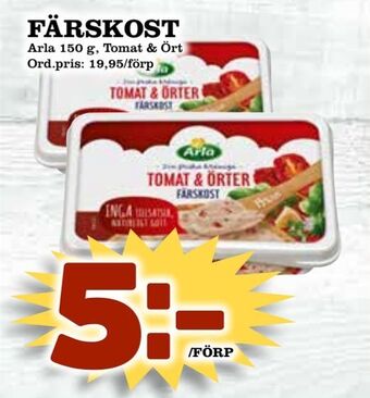 Supergrossen Färskost erbjuda