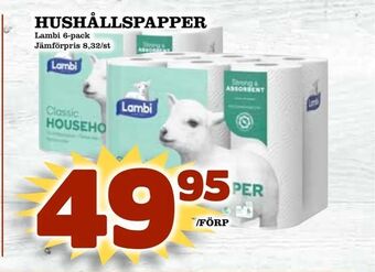 Supergrossen Hushållspapper erbjuda