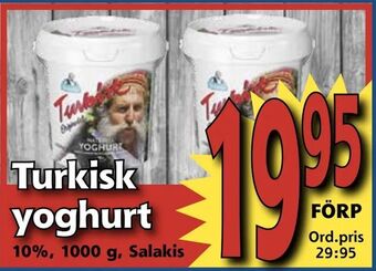Supergrossen Turkisk yoghurt erbjuda