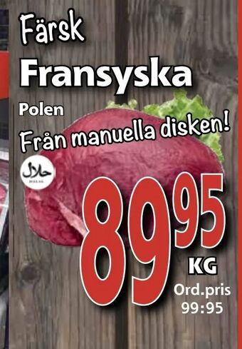 Supergrossen Fransyska erbjuda
