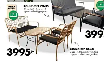 ÖoB Loungeset como erbjuda