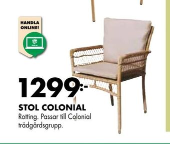 ÖoB Stol colonial erbjuda