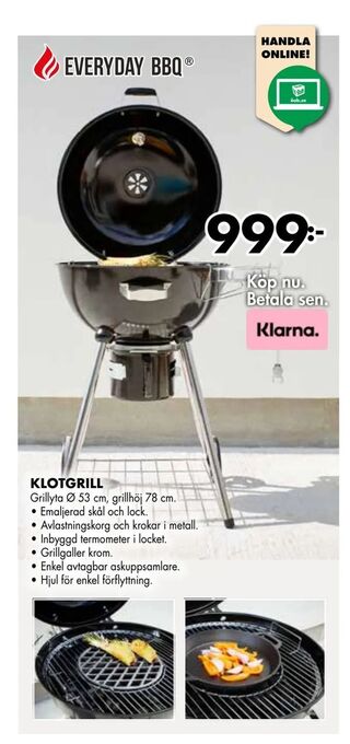 ÖoB Klotgrill erbjuda