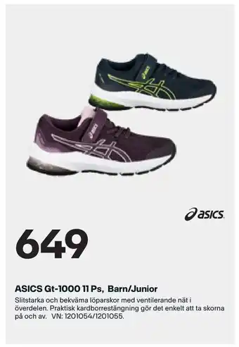 XXL ASICS Gt-1000 11 Ps, Barn/Junior erbjuda