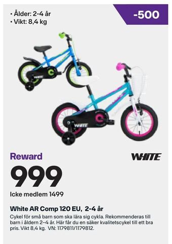 XXL White AR Comp 120 EU, 2-4 år erbjuda