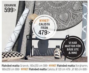 Mio Flatvävd matta erbjuda