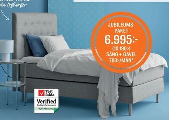 Mio Kontinentalsäng erbjuda