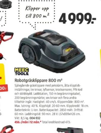 Jula Meec Tools Robotgräsklippare erbjuda