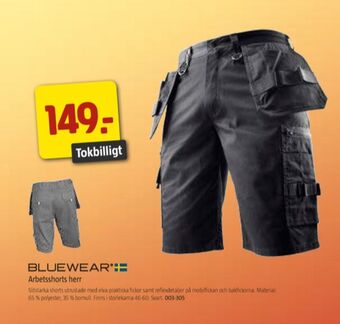 Jula Bluewear Arbetsshorts erbjuda
