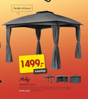 Jula Axley Paviljong erbjuda