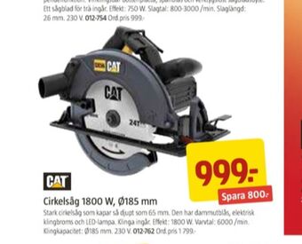 Jula Cat Cirkelsåg erbjuda