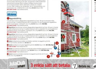Jula Krause Byggställning erbjuda