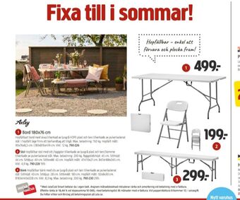 Jula Axley Campingbord erbjuda