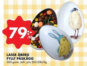 Lasse åberg fyllt påskägg