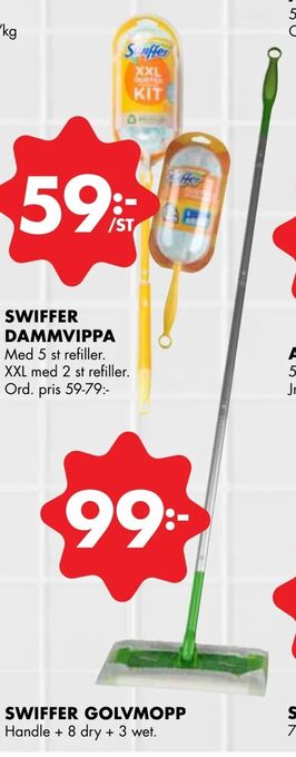 ÖoB Swiffer golvmopp erbjuda