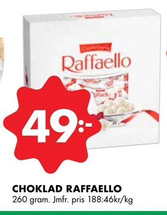 ÖoB Choklad raffaello erbjuda