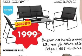 ÖoB Loungeset pisa erbjuda
