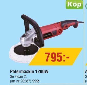 Polermaskin 1200W