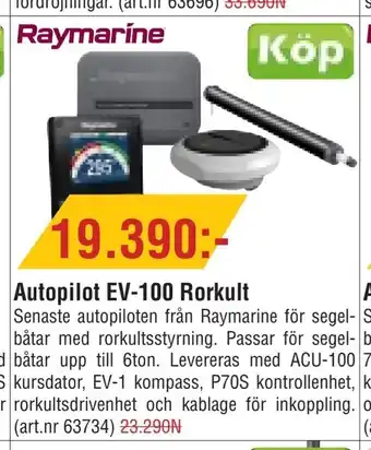 Erlandsons Brygga Autopilot EV-100 Rorkult erbjuda